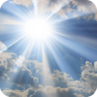 image of sun in sky. 