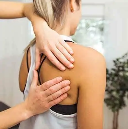 Patient receiving treatment